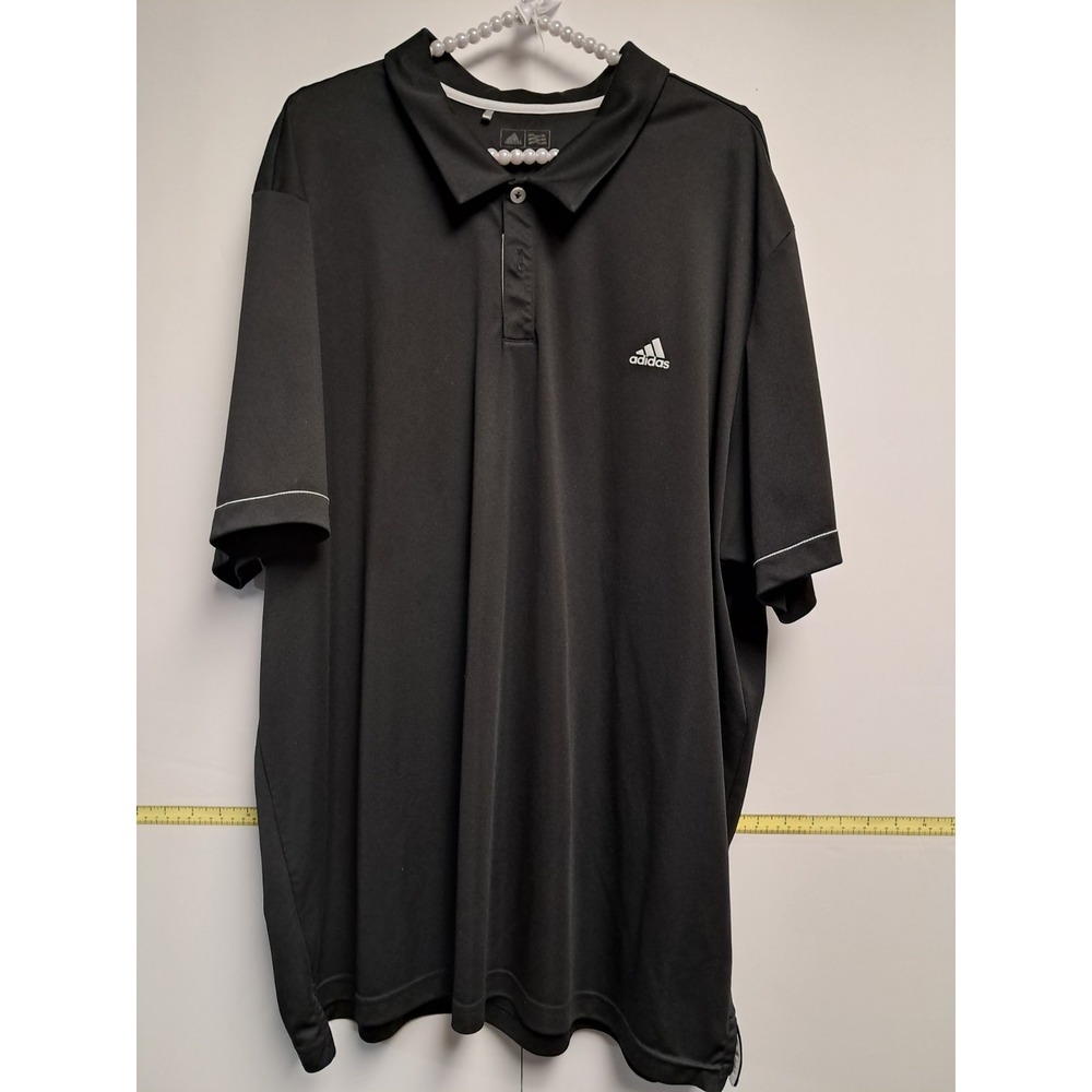 Mens Black Adidas Polo-Size 2 XL